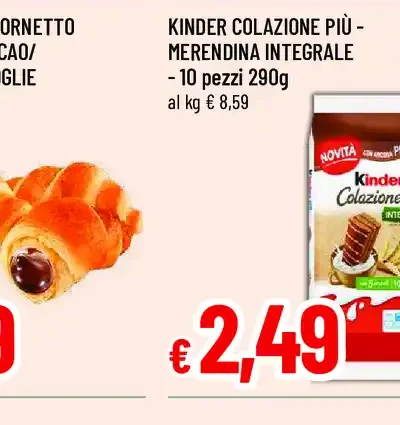 Mini cornetto con crema