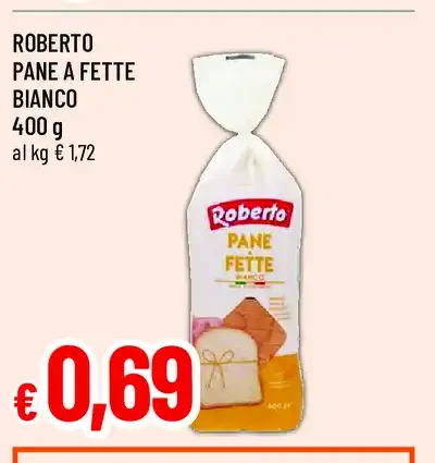 Pane a fette bianco