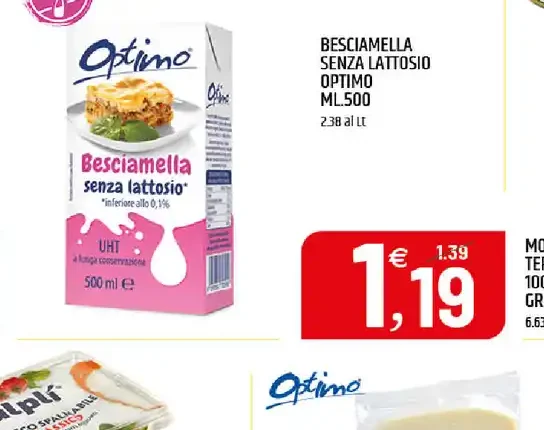 Besciamella senza lattosio