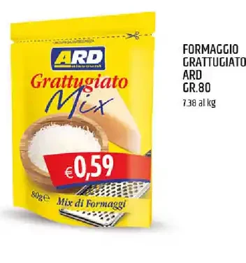 Formaggio grattugiato mix ARD