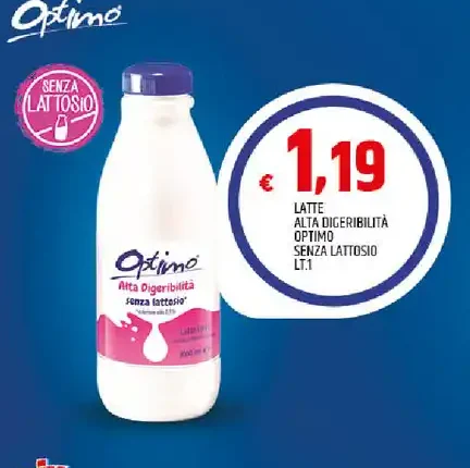 Latte alta digeribilità Optimo