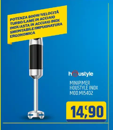 Minipimer inox