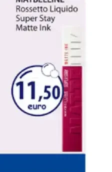 Maybelline Rossetto Liquido Super Stay Matte Ink