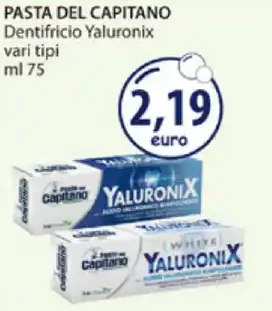 Pasta del Capitano Yaluronix toothpaste