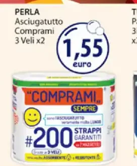 Asciugamano carta Perla Comprami