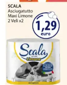 Asciugamano carta Scala Maxi Limone
