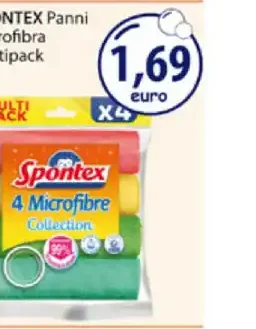 Panni microfibra Spontex Multipack