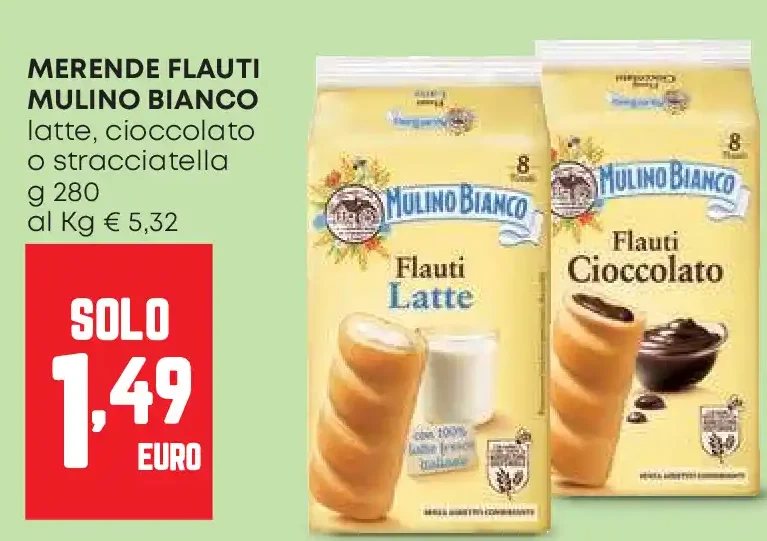 Merende Flauti Mulino Bianco