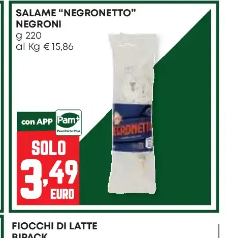 Salame Negronetto Negroni