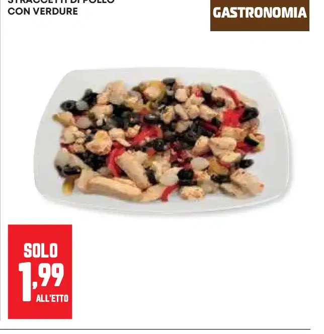 Straccetti di pollo con verdure