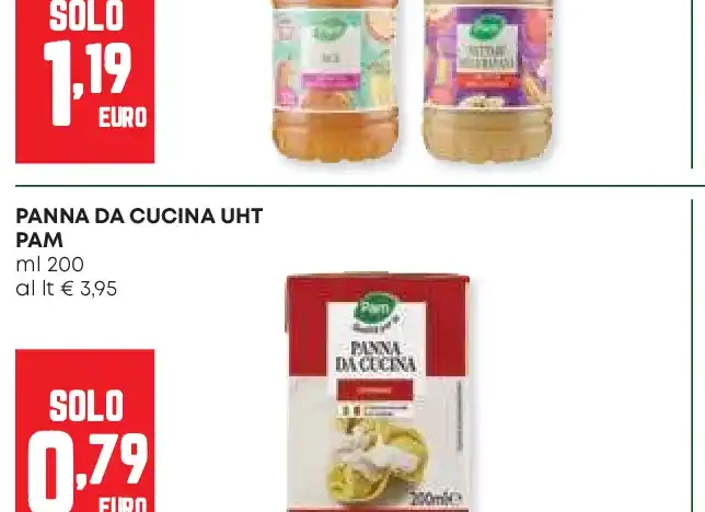 Nettari di frutta Pam