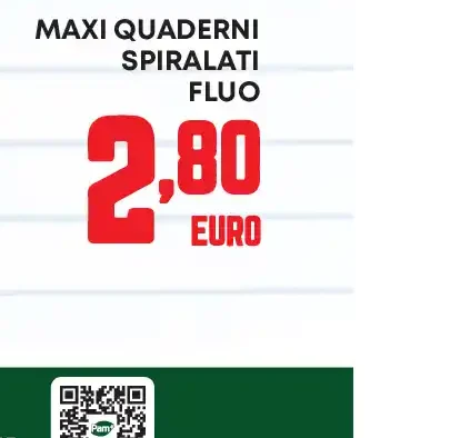 Maxi quaderni spiralati fluo