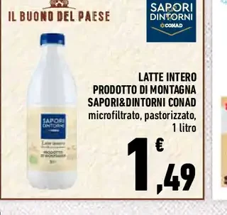 Latte intero Sapori&Dintorni