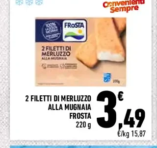 Filetti di merluzzo alla mugnaia Frosta