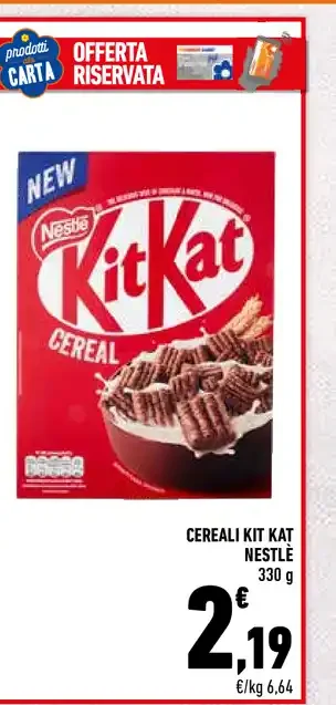 Cereali Kit Kat Nestlé
