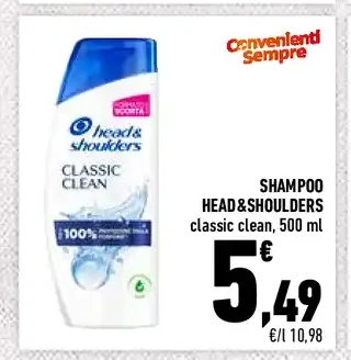 Shampoo Head & Shoulders Classic Clean