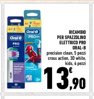 Ricambio spazzolino elettrico Oral-B Pro