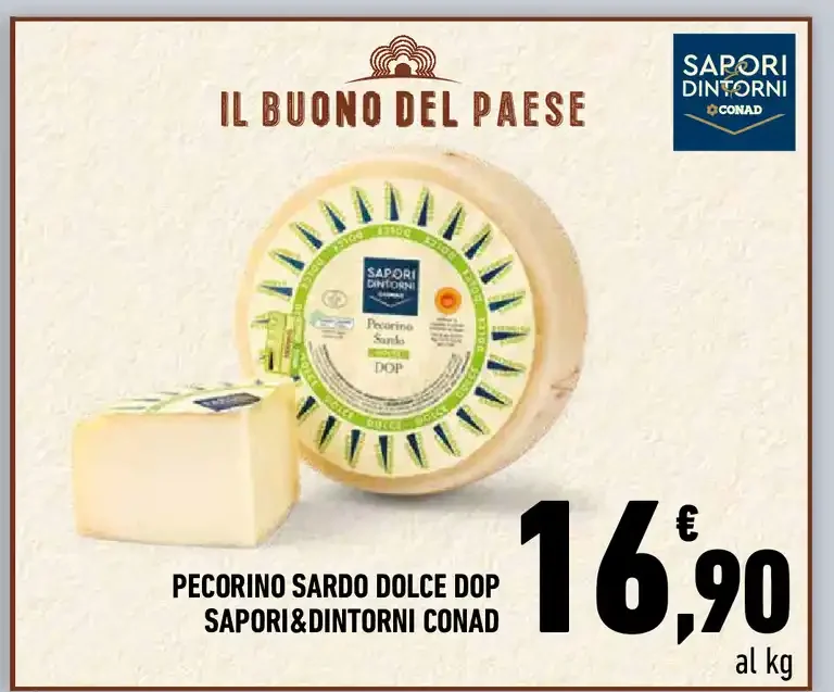 Pecorino sardo dolce DOP