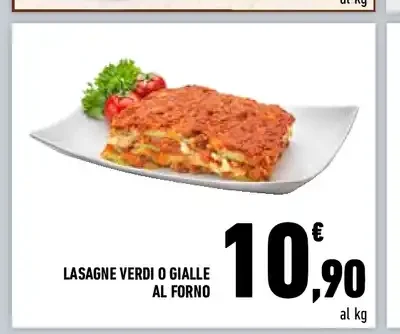 Lasagne verdi o gialle al forno