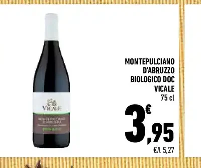 Montepulciano d'Abruzzo biologico DOC Vicale