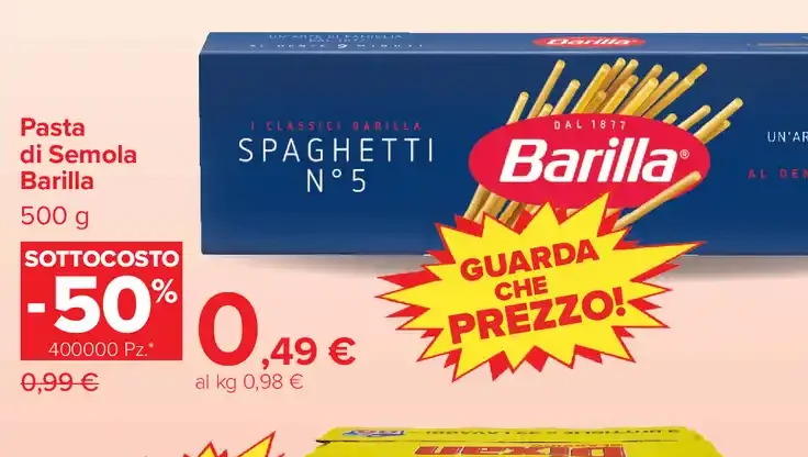 Pasta di semola Barilla