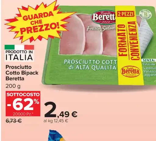 Prosciutto cotto Bipack Beretta