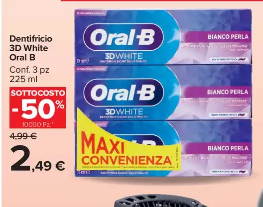 Dentifricio 3D White Oral-B