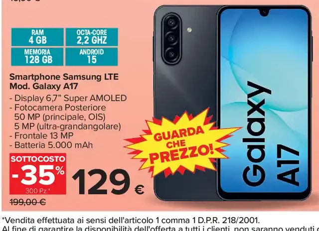 Smartphone Samsung Galaxy A17 LTE