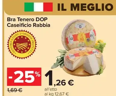 Bra Tenero DOP Caseificio Rabbia
