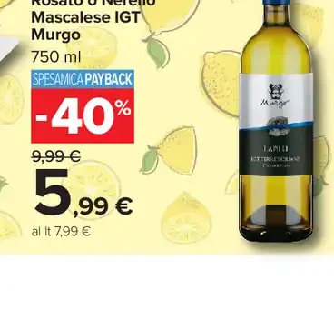 Lapilli Catarratto Rosato o Nerello Mascalese IGT Murgo