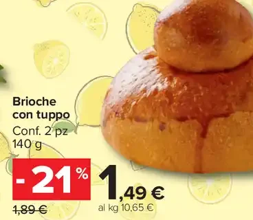 Brioche con tuppo