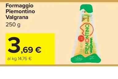 Formaggio Piemontino Valgrana