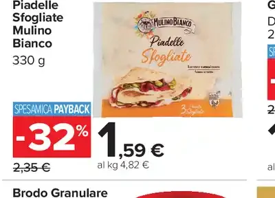 Piadelle Sfogliate Mulino Bianco