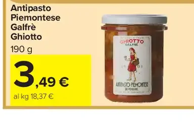 Antipasto Piemontese Galfrè Ghiotto
