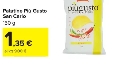 Patatine Più Gusto San Carlo