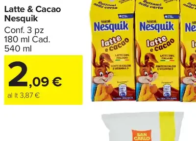 Latte & Cacao Nesquik