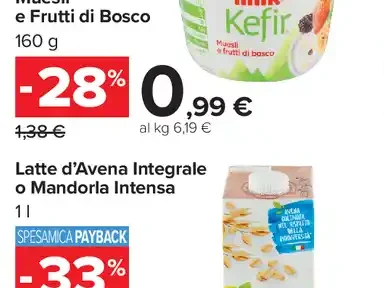 Milk Kefir Muesli e Frutti di Bosco