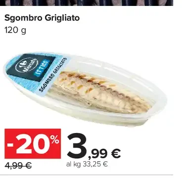 Sgombro grigliato