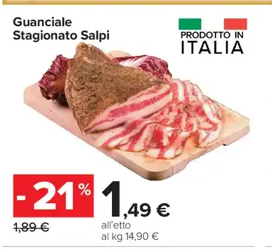 Guanciale stagionato Salpi