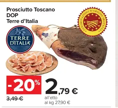 Prosciutto Toscano DOP