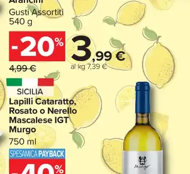 Arancini gusti assortiti