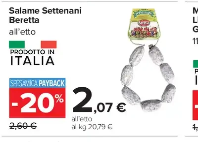 Salame Settenani Beretta