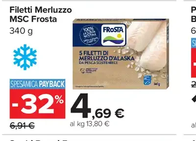 Filetti merluzzo MSC Frosta