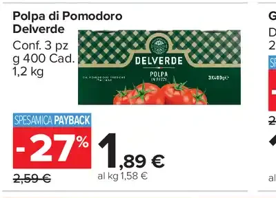 Polpa di pomodoro Delverde