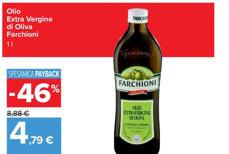 Olio extra vergine di oliva Farchioni
