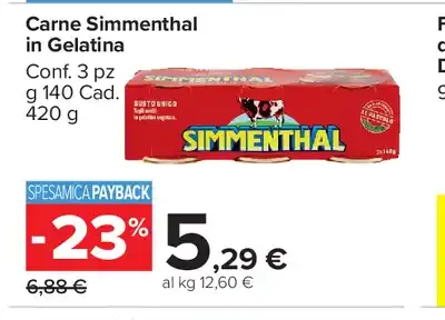 Carne Simmenthal in gelatina