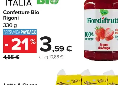 Confetture bio Rigoni