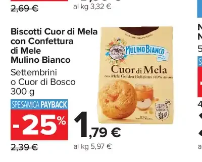 Biscotti Cuor di Mela Mulino Bianco