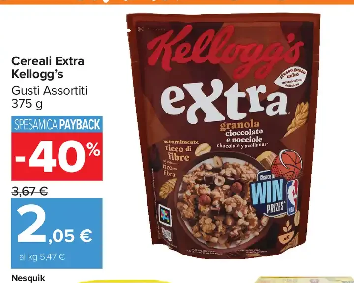 Cereali Extra Kellogg's