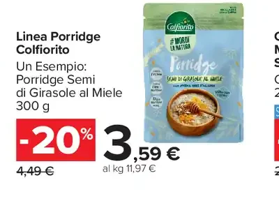 Porridge Semi di Girasole al Miele